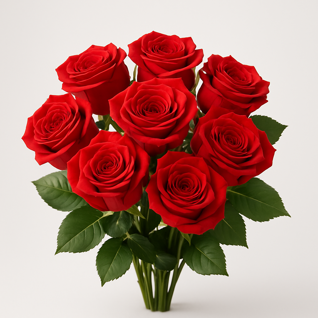 10 Red Roses Bouquet