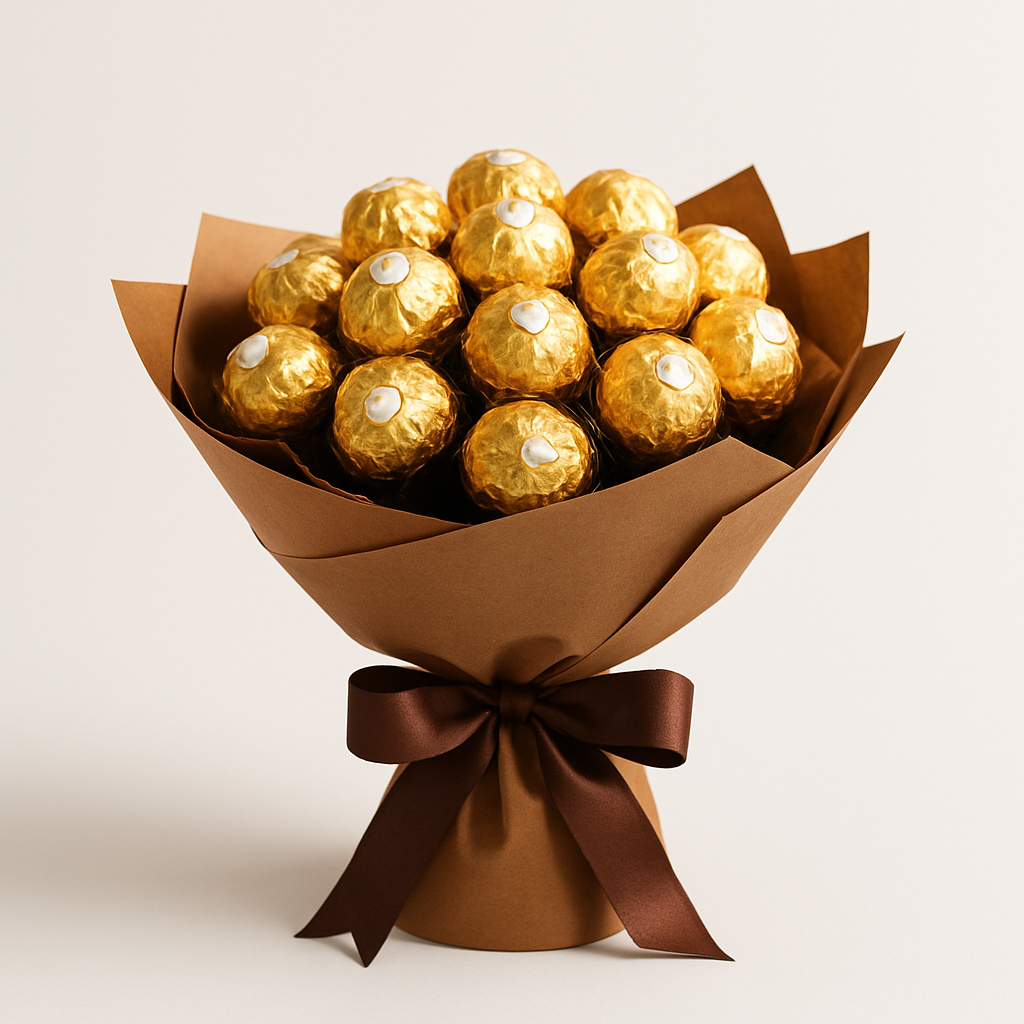 Luxurious Ferrero Rocher Chocolate Bouquet