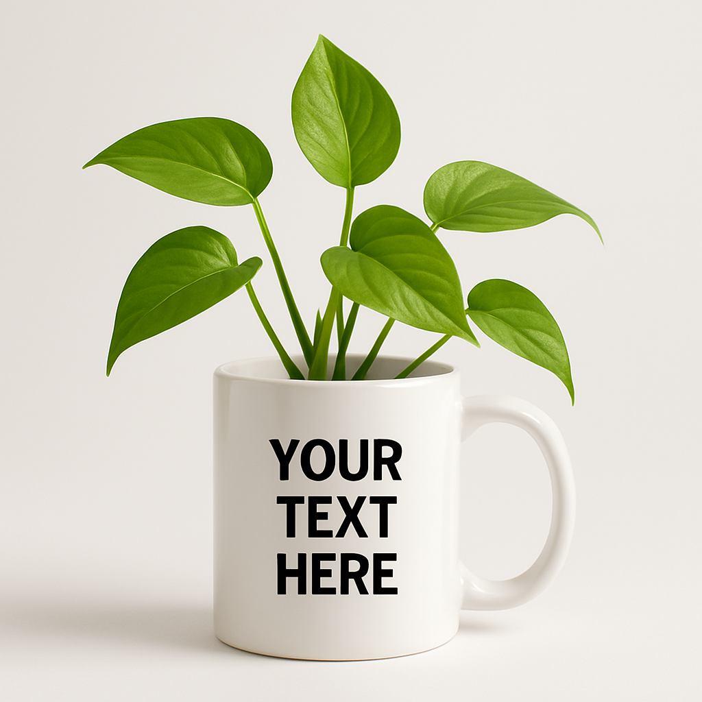 Money Plant in Personalized Mug