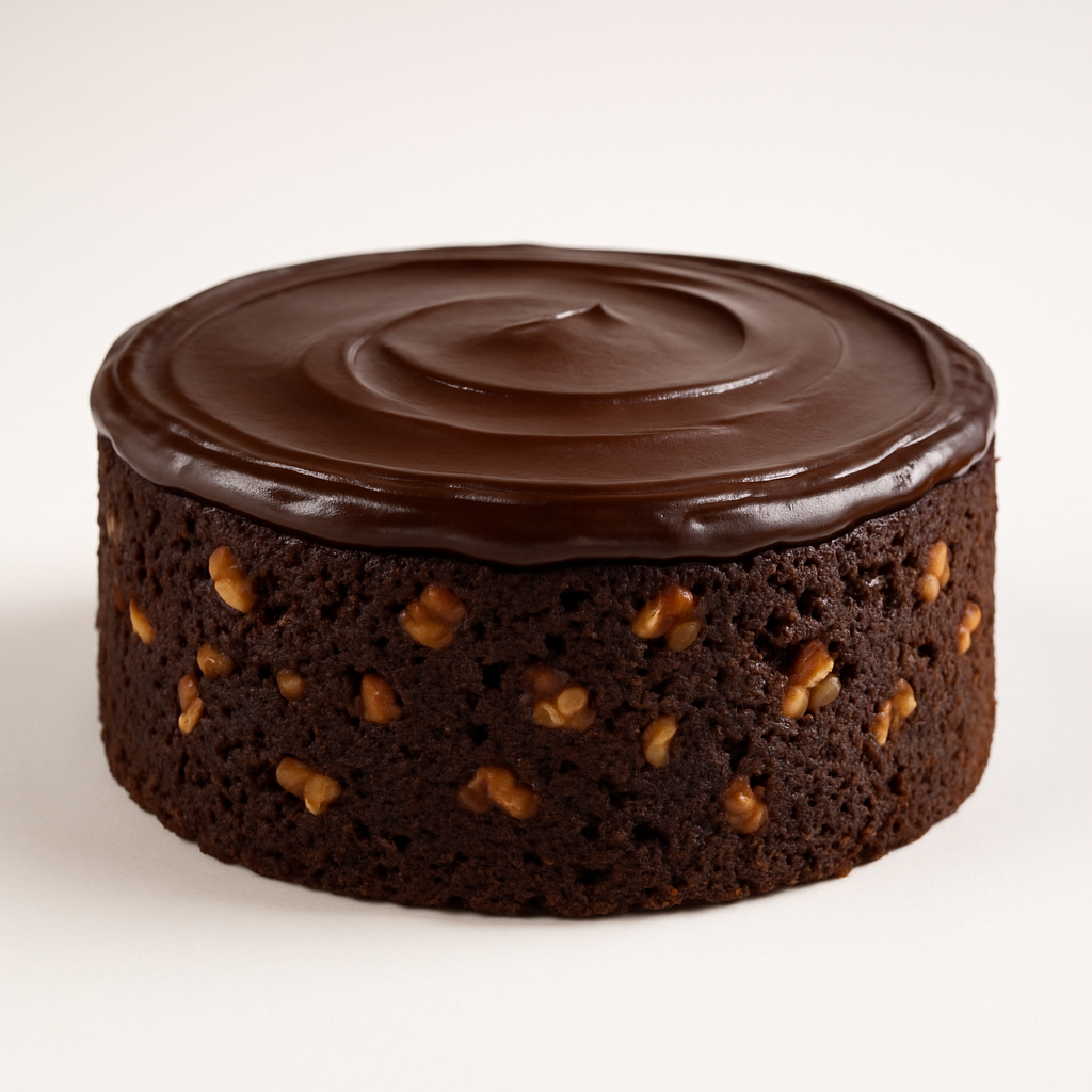 Walnut Brownie Cake