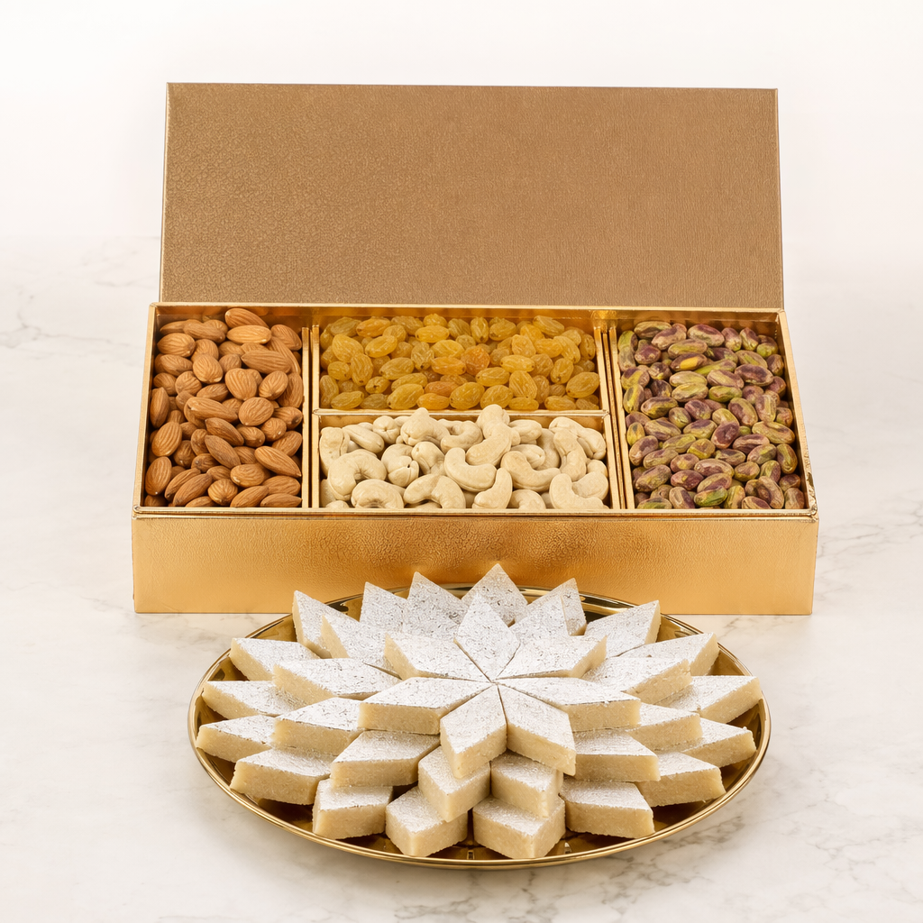 Dry Fruit Box with Kaju Katli