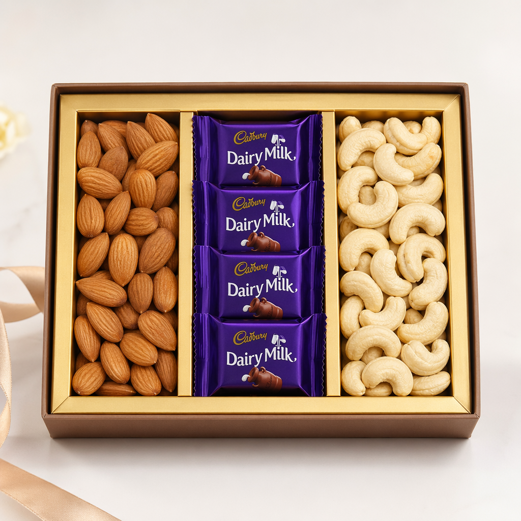 Dry Fruits N Dairy Milk Chocolates