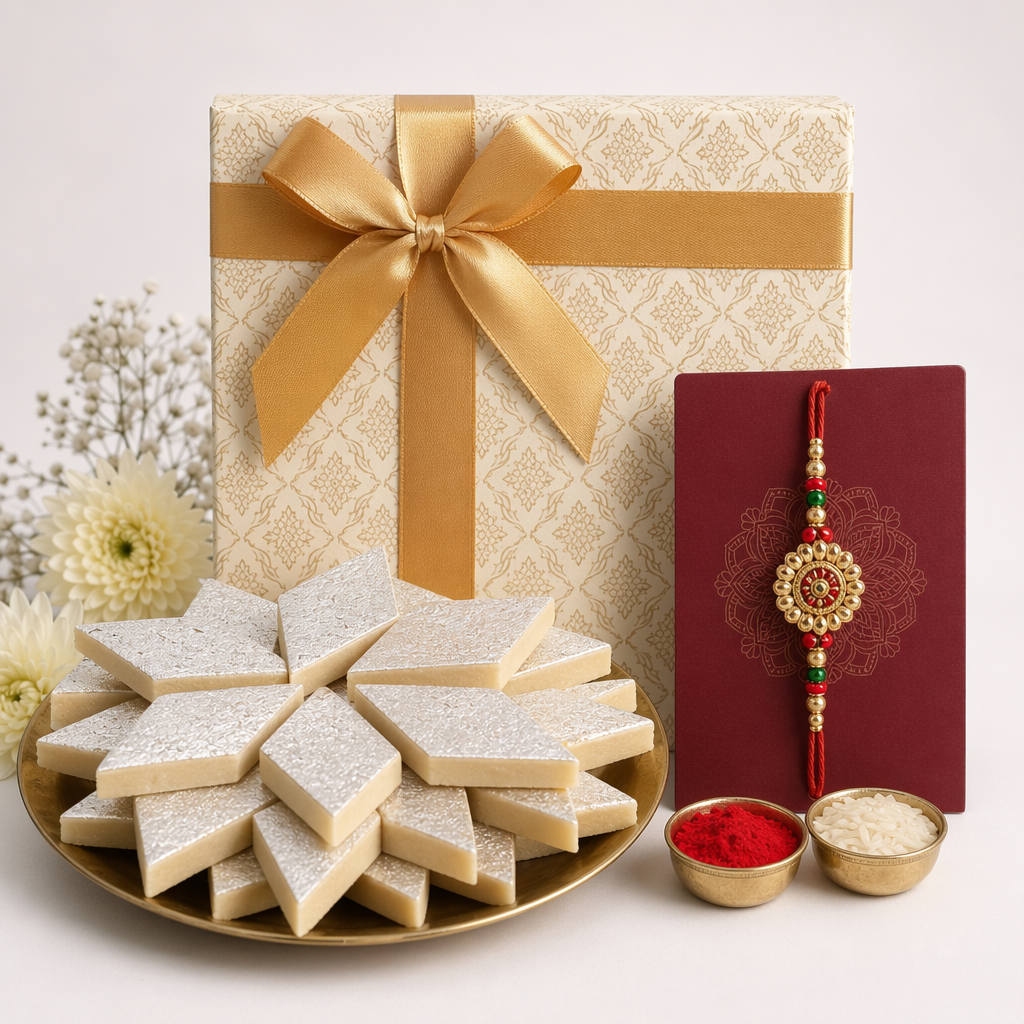 Kaju katli & Rakhi